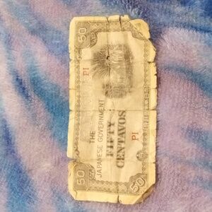 Antique WWll Japanese Centavos Money